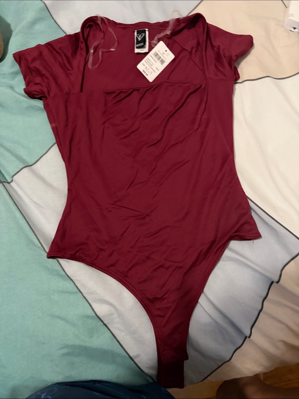 Women’s Windsor Burgundy One-Piece Bodysuit